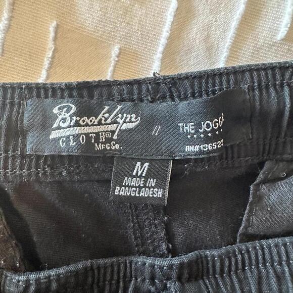 BROOKLYN CLOTH Men's Black Joggers Size Medium - Picture 7 of 8